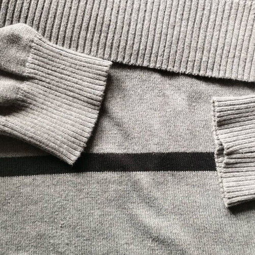 Bershka men's sweater size M like new, gray, 100% cotton