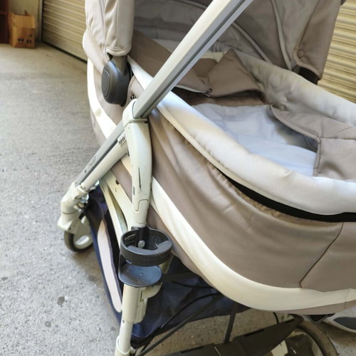 Inglesina Trilogy stroller used with footmuff and bag