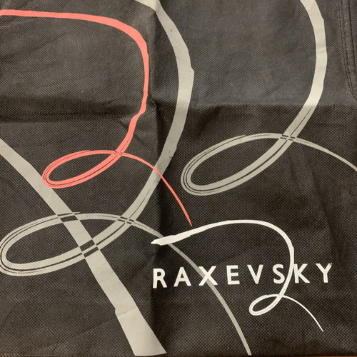 Raxevsky fabric shoulder bag, black, 39x36x10 cm