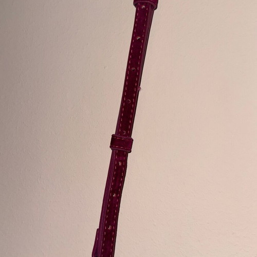 Paul's Boutique Crossbody Bag like new, suede, red and pink color-blocking