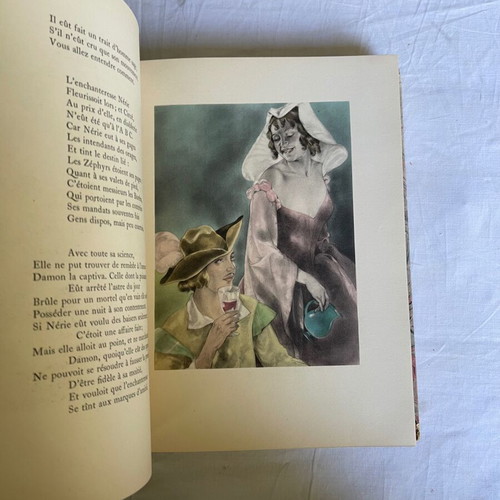'Contes et Nouvelles' by Jean de La Fontaine, used hardcover books 1937-1938