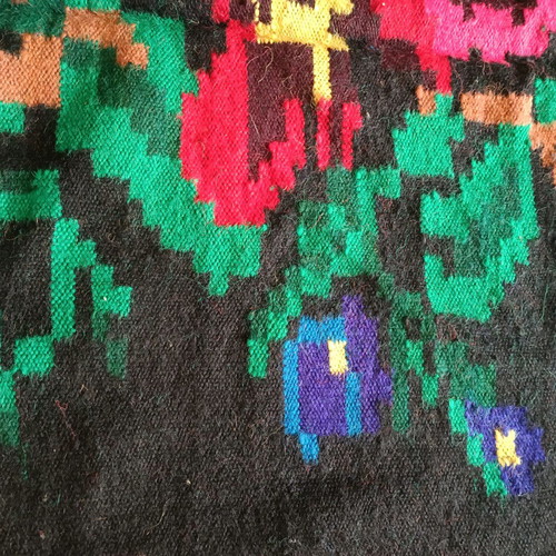 Handmade wool woven loom rug like new 250 x 360