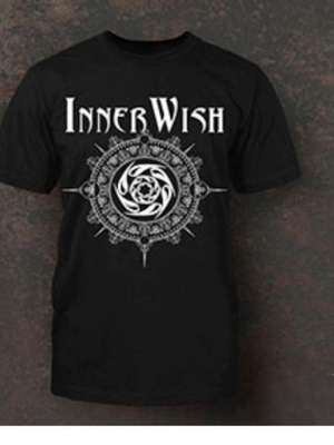 Inner Wish Official Ladies Tribal T-shirt black, new, size S