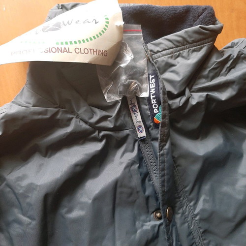 Portwest jacket windproof new, size M, grey