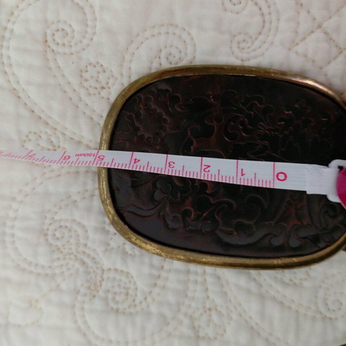 Massimo Dutti leather belt like new, brown