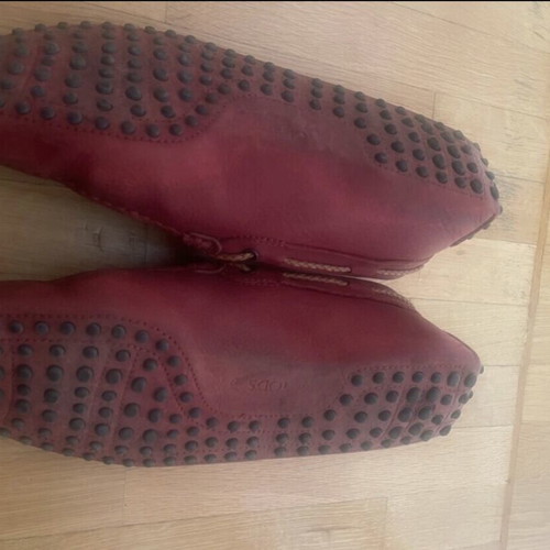 Tod's loafers used, red, size 42.5