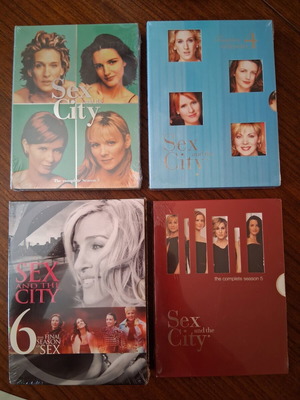 Sex and the City σεζόν 3-6 DVD καινούργια με ελληνικούς υπότιτλους