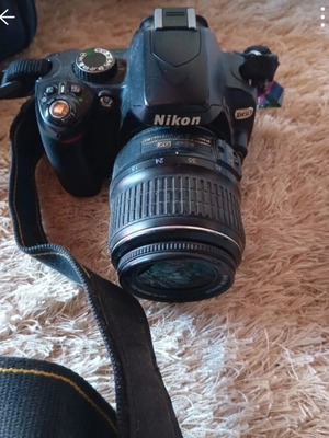Nikon D60 DSLR used with 18-55mm lens