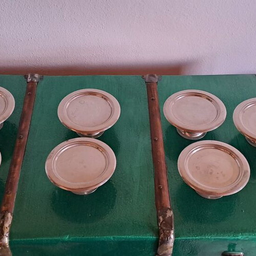 Coaster set used, pack of 7 pieces