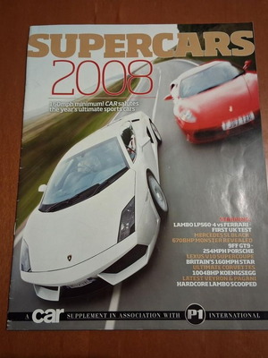 Supercars 2008 magazine used, English