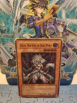 Brron, Mad King of Dark World EEN-EN022 1st Edition used card
