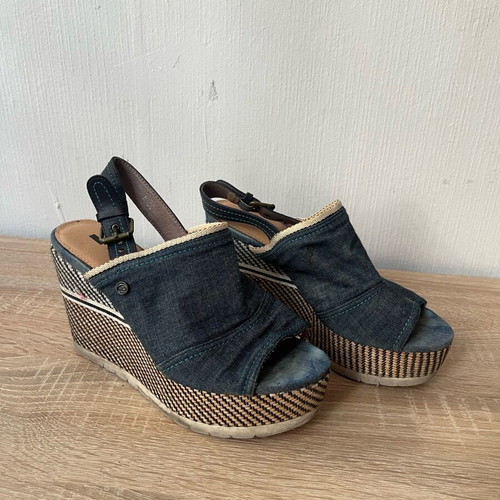 JK London shoes sandals used, size 38, blue