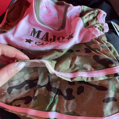 Multicam baby bodysuit new, 3-6 months, 100% cotton