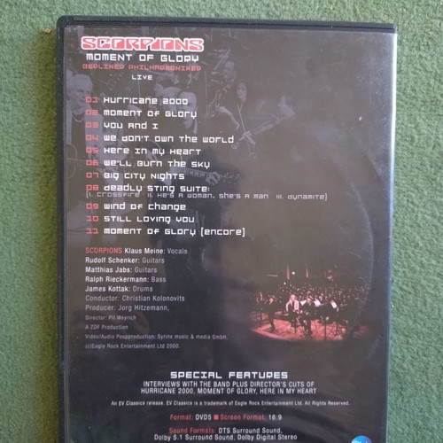Scorpions Moment of Glory Live Berliner Philharmoniker DVD used