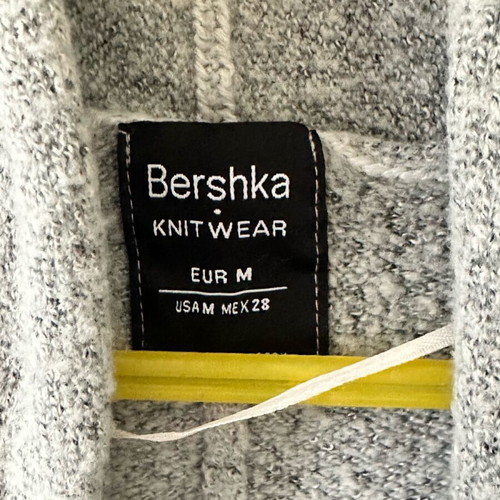 Bershka women's long cardigan used, gray, size M