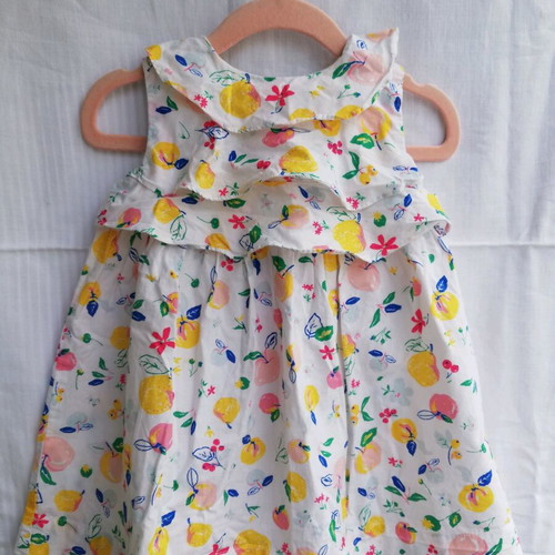 Petit Bateau cotton dress 9/12 months 74 cm like new