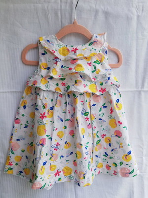 Petit Bateau cotton dress 9/12 months 74 cm like new
