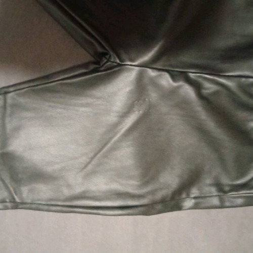 Minoti leather leggings for 6-7 years like new, black