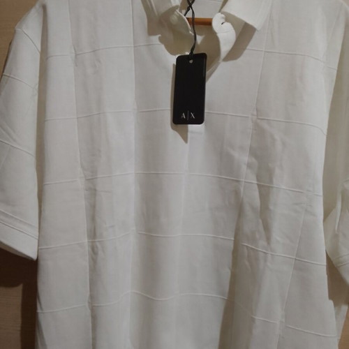 Armani A/X men's blouse new, size Large, off white