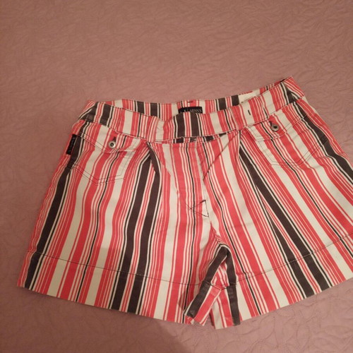 Armani Jeans vintage shorts size M used, white and red