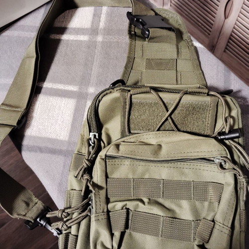 Military Chest Bag khaki new