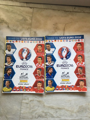 Άλμπουμ Panini Road to UEFA Euro 2016 μεταχειρισμένα, 2 τεμάχια