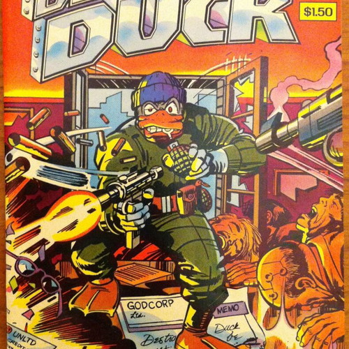 Destroyer Duck comic pack issues 1-7 used, ECLIPSE COMICS