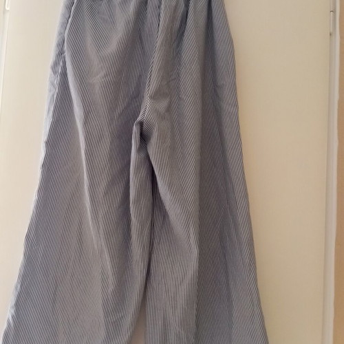 Striped Pants like new with elastic back waist