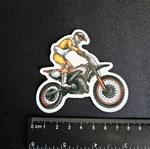 Αυτοκόλλητο Motocross Rider αδιάβροχο, καινούργιο