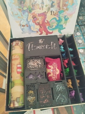 Flamecraft 3D printed insert for board game, custom orders available