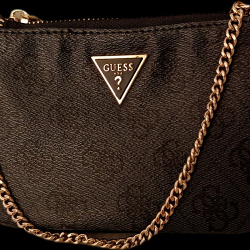 Guess Noelle Mini Top Zip bag new, black handbag