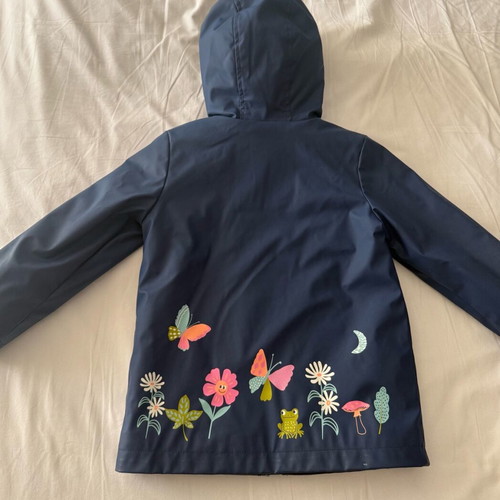 Marks & Spencer waterproof jacket for girl 4-5 years like new, blue