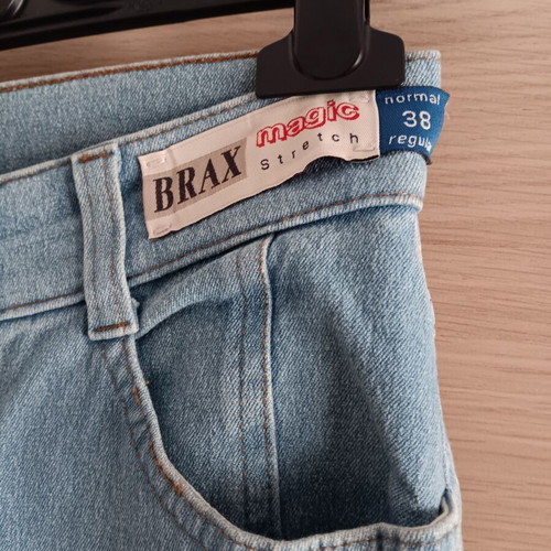 Women's denim pants used, light blue, sizes S and M