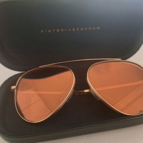 Victoria Beckham sunglasses like new, orange and gold