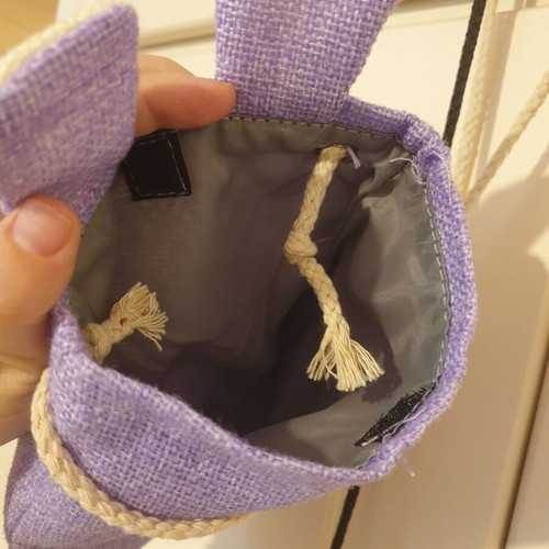 Girls' bags like new, blue and purple, set of two