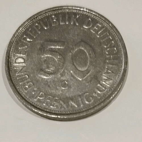 Half Mark Coin Germany 1972 like new