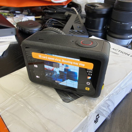DJI Osmo Action 6 camera like new with extra battery and triple charger