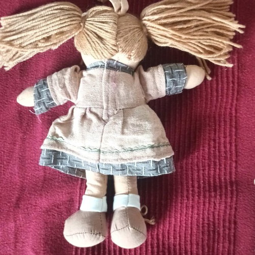 Handmade cloth dolls like new