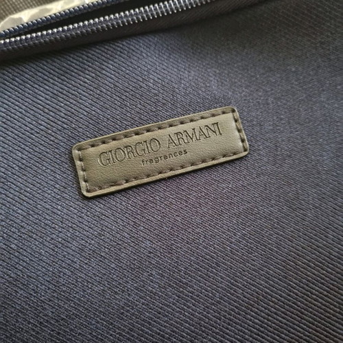 Giorgio Armani Blue Travel Pouch new with dust bag
