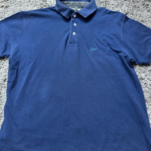 Pop-Air Basics men's polo shirt used, blue, size M