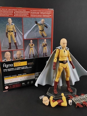 Figma 310 Saitama One Punch Man action figure like new, 16cm