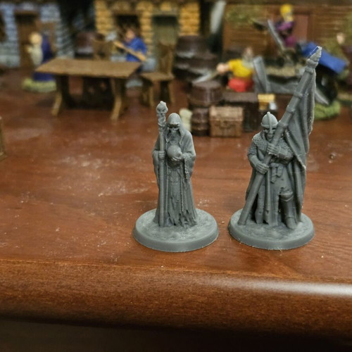 Set of 5 Skeleton Miniatures for DnD and Board Games