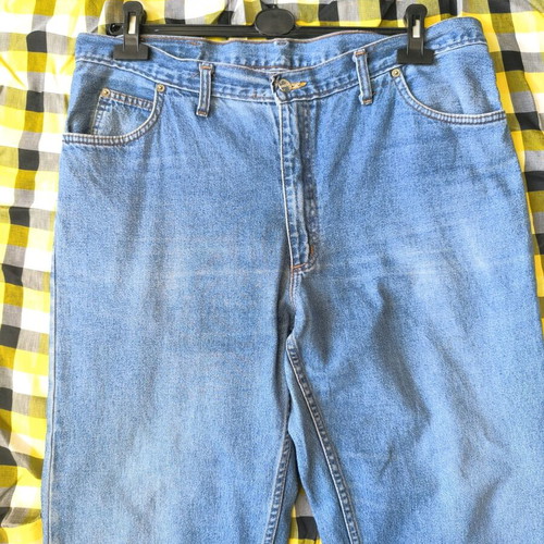 Denim pants used L-XL blue