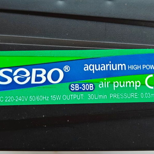 SOBO aquarium air pump SB 30B 15W new