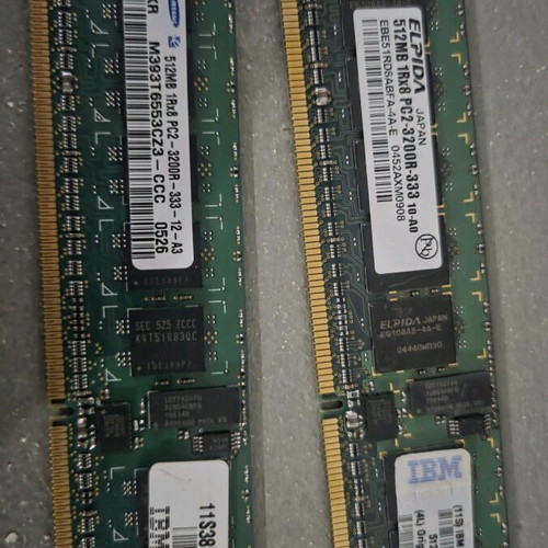 Server RAM DDR2 2x512MB used
