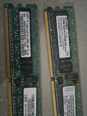 Server RAM DDR2 2x512MB used