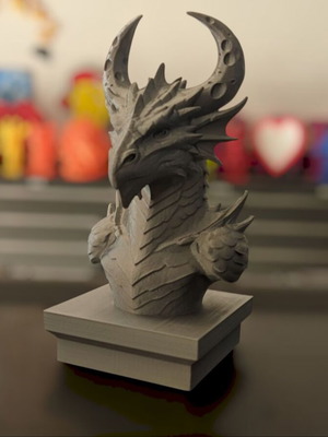 Moon Dragon Bust made to order