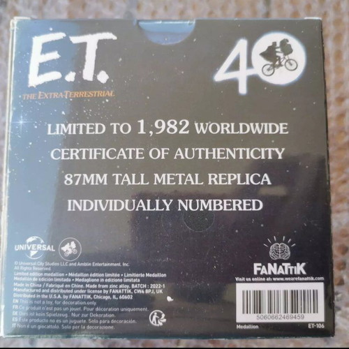 ET Collectible Metal Spaceship new in box