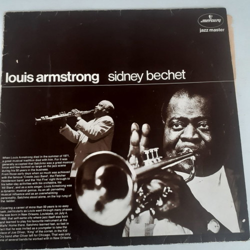 Louis Armstrong-Sidney Bechet LP used, jazz