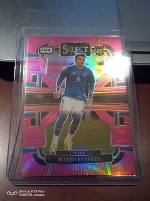 Κάρτα Panini Select FIFA Mateo Retegui RC Terrace Pink 2023-24 σαν καινούργιο